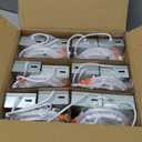 DLLT LED Recessed Ceiling Lights: 12 Pack 4 Inch 5CCT Ultra-Thin Lighting with Junction Box for Bedroom - 900LM Brightness 9W Eqv 90W Dimmable Canless Wafer Downlight with ETL&FCC