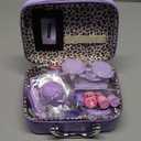 Beayuck Kids Makeup Kit for Girls - Girls Makeup Kit Toys, Real Washable Cosmetic Set with Storage Case, Kids Play Makeup Set for Christmas Birthday Gift 3 4 5 6 8 10 11 12+ Years Old, Purple