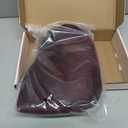 Short Pixie Cut Human Hair Wig For Black Women Human Hair Glueless None Lace Front Wig With Bangs Natural Straight Wigs For Daily Use Wear and Go (burgundy-4")