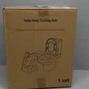 Primlect Potty Training Seat, 2-in-1 Toddler Toilet Seat with Step Stool, Ultra-Stable Potty Chair Attachment, Adjustable Seat and Step Ladder, Non-Slip Design, Splash Guard for Boys and Girls(Grey) (Gray)