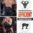 Dip belt With 37-40" Chain, 550lbs - 650lbs Weight Capacity, Weightlifting Belt for Dips and Pullups