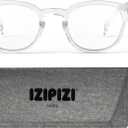 IZIPIZI READING #C Reading Glasses for Women and Men – Square Glasses with Anti-Scratch Lenses, Lightweight Fashion Frame