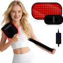 Red Light Therapy for Body, Infrared Light Therapy for Body, Red Light Therapy Belt with Timer, USB-Powered Light Therapy Products, 660nm&850nm Redlight Therapy Pad for Belly Back Shoulders Legs Hands