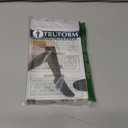 Truform Sheer Compression Stockings, 15-20 mmHg, Women's Knee High Length, 20 Denier, Navy, Medium