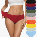 CULAYII Women's Cotton Bikini Panties, High-Cut Full Coverage Stretch Cool Underwear for Women
, Size -XL