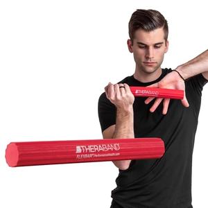 THERABAND FlexBar, Tennis Elbow Therapy Bar, Relieve Tendonitis Pain & Improve Grip Strength, Resistance Bar for Golfers Elbow & Tendinitis, Red, Light, Beginner