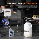10L Pneumatic Transmission Fluid Pump with ATF Adapters