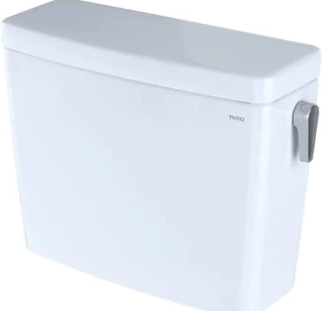 TOTO Drake 1.28 GPF Toilet Tank with Right-Hand Trip Lever, Cotton White - ST776ER#01