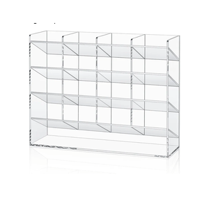 Acrylic Pen Organizer Storage for 200 Markers Vertical Marker Organizer Acrylic Pen Display Holder for Office Desk Desktop Stationery Pencil Storage, Clear