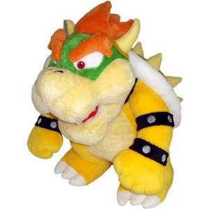 Little Buddy Super Mario All Star Collection 1423 Bowser Stuffed Plush, 10",Multi-Colored