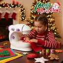 Mini Sewing Machine for Beginners-Maquina de Coser, Easy Automatic Sewing Machine with Extension Table, Household Electric Portable Sewing Tool with Sewing Kit, Small, for All Age, Kids or Adults