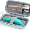 Case Compatible with 3Doodler Start+ Essentials for 3D Printing Pen Set for Kids, Travel Organizer Holders for Filament Refill Packs and and USB Cable, Protective Case,(Box Only)-Green