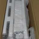 HDPE Shower Bench Seat for Shaving Legs, Waterproof Shower Stool with Storage Shelf for Bathroom,White (16.9*12.6*16.5in)