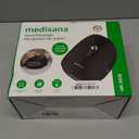 Medisana Hand Massager with Heat and Compression, Cordless Hand Massager for Arthritis and Carpal Tunnel Relief, Knuckle Stretching Massage, Birthday Christmas Gifts for Men Women Dad Mom-Black