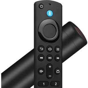 Replacement-Remote-Control for Smart TV Stick(4K/4K Max/Lite), TV Cube(1st / 2nd / 3rd Gen) and Compatible with All Toshiba/Insignia/Pioneer Smart TVs