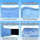 Ice Pack for Knees Reusable Cold Pack for Injuries, Knee Gel Ice Pack Wrap Pain Relief Replacement Surgery, Swelling, Meniscus Tear, ACL, Sports Injuries Blue