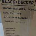 BLACK+DECKER CM1110B Programable 12-Cup Coffee Maker, Easy Pour, Non-Drip Carafe with Removable Filter Basket, Black