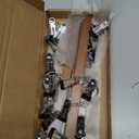 StorageWorks Hat Rack, Closet Organizer and Storage for Baseball Caps,Set of 2 with 10 Adjustable Stainless Steel Clips, Fits All Caps, Natural Walnut Color (14"W x 7.5"H)