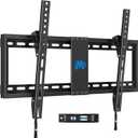 Mounting Dream TV Wall Mount for Most 37-75 Inch TVs, Universal Tilt TV Mount Fit 16", 18", 24" Stud with Loading Capacity 132lbs, Max Vesa 600 x 400mm, Low Profile Flat Wall Mount TV Bracket (Black)