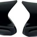 Rear View Side Mirror Cover Door Side Mirror Cover Cap w/Signal Light Compatible with LEXUS IS ES 2006-2012 Left and Right Side (Glossy Black)