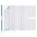 4PCS Breadboards Kit Include 2PCS 830 Point 2PCS 400 Point Solderless Breadboards for Proto Shield Distribution Connecting Blocks