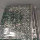 Washable Area Rug 2x6 Green Runner Rugs for Living Room, Vintage Boho Hallway Large Rug for Bedroom Dining Room Office, Distressed Floral Carpet for Under Table, Soft Non Slip Low Pile Throw Carpet