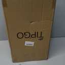 TIPGO Bathroom Trash Can with Lid, 10 Liter/ 2.6 Gallon Slim Garbage Can, Small Trash Bin Waste Basket with Pop-Up Lid for Kitchen, Bedroom, Living Room, Office (2 Pack, White) (2 Pack, White)