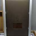 Lockable Dog Door, Flexible Pet Flap Door with Baffle, Aluminum Dog Door for Interior Exterior Doors, Pet Door with Slide in Panel for Control (516x363.5x65mm)