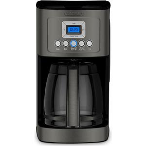 Cuisinart 14-Cup Coffee Maker, Programmable PerfecTemp Glass Carafe Coffee Machine with 1-4 Cup Setting, Brew Strength Control and Brew Pause, Stainless Steel, DCC-3200BKSNAS, Black