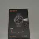 EIGIIS Military Smart Watch for Men Tactical Rugged with Bluetooth Call Flashlight 1.45'' Big Screen Fitness Tracker Heart Rate Sleep Monitor Waterproof Sports Smartwatch iPhone Android Black