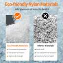 14 inch Black Large Zip Ties Heavy Duty (100 Pack), 2025 New Patented Design, 300 LBS Tensile Strength, Self-Locking Nylon PA66 Cable Ties for Indoor and Outdoor Use