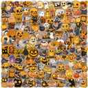 3 x 200 PCS Halloween Stickers, Pumpkin Sticker, Non-Repeating Vinyl Waterproof Holiday Party Stickers for Kids & Adults, Halloween Party Favors, Trick or Treat Crafts & Gifts
