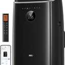 DREO Portable Air Conditioner 318S, 8000 BTU ASHRAE (5000 BTU DOE) Smart AC Unit for Bedroom with Drainage-free Cooling, Fan&Dehumidifier 3 in 1, APP/Voice/Remote, Quiet Standing AC for Room Indoors