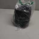 HGD Small Tabletop Fire Pit 8.0 x 5.5 in, Portable Mini Smokeless Table Top Firepit, Low Smoke Camping Stove for Outdoor/Patio, with Travel Bag & Forks, Fueled by Pellets/Wood, Stainless Steel, Silver