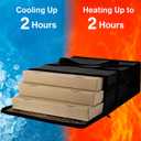 Bodaon Pizza Bags for Delivery 16" x 16" x 6" Compact Pizza Bag Holds Up to 3 Boxes, Foldable Thermal Carrier Cooler for Delivery Drivers