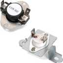 6931EL3003D Thermal Fuse & 6931EL3001F Thermostat Compatible With LG Kenmore Dryer, Replaces 1377779, AH3530482, EA3530482, PS3530482, 1268366, AP4440975, AH3530485, EA3530485, PS3530485