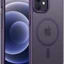 FNTCASE for iPhone 12 Phone Case: for iPhone 12 Pro Magnetic Matte Textured Military Grade Drop Protection Translucent Cell Phone Cover - Slim Durable Shockproof Protective Bumper