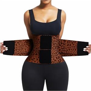 Waist Trainer Belt Waist Cincher Trimmer Ab Belt Tummy Control Body Shaper with Triple Wrap Women and Men, Large