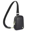Anti Theft Crossbody Bag for Women, Small Sling Purse
Zipper Lock for Travel, RFID Blocking, Vegan Leather