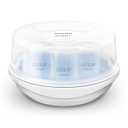 Philips Avent Microwave Steam Sterilizer for Baby Bottles, Pacifiers, Cups and More, SCF281/05 (4 Count (Pack of 1))