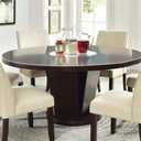 Round Clear Table Protector 47 Inch 2mm Thick, Clear Round Table Cover Protector, Round Plastic Table Cover, Vinyl Circle Table Top Protector for Dining Room Table, Coffee Table