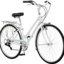 Schwinn Wayfarer Hybrid Bike, 700c Mens and Womens Bike, 7-Speed Hybrid Bicycle, Retro Steel Frame, Front and Rear Linear Pull Brakes, Fenders, Cargo Space, Adult Bicycle