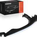 A-Premium Front Right Passenger Exterior Door Handle Compatible with Kia Optima 2012-2015, Primed Black with Chrome Trim, Replace# 82651-4C010, 82662-2T000EB