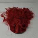 Kids Long Wavy Red Wig with Braided Hair Buns Wigs for Girls Cosplay Halloween Costume Party Including Necklace and Ear Clips (Kids)