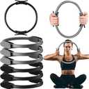 Syhood Pilates Ring 11. 81 Inch Pilates Circle Yoga Ring Magic Lightweight Flexible Workout Equipment for Fitness Physical Therapy Resistance Exercise Arms Legs