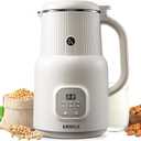 6 in 1 Automatic Nut Milk Maker Blender, 20oz Homemade Coconut, Soy, Oat, Almond, Plant Based Milks and Non-Dairy Beverages with Delay Start/Keep Warm/Boil Water/Self-Cleaning, Cream
