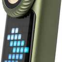 LOOPDOT EDC Flashlight  Rechargeable Small and Powerful LED Flashlight with RGB Pixel Display, Interactive Games, Adjustable Brightness  Cool Gadget Gift for Kids & Adults (Green)