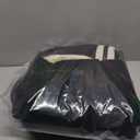 Yeokou Women's Casual Full Zip Up Sherpa Lined Hoodie Sweatshirt Jacket Coat (Medium, Black)