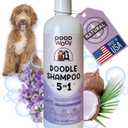 Dog Shampoo and Conditioner for Doodle - All Natural Dog Shampoo for Smelly Dogs, Sensitive Skin Pet Shampoo for Dogs, Goldendoodle, Doodles, Poodle, Puppy Shampoo and Conditioner - Dog Soap, Best By 06/2029 
