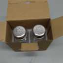 Salt and Pepper Shakers Set,DWTS DANWEITESI Salt Shaker with Stainless Lid-Glass Spice Jars Kitchen Gadgets,Clear to Know When to Fill,Farmhouse Salt Pepper Shakers Cute Kitchen Essentials Decoration